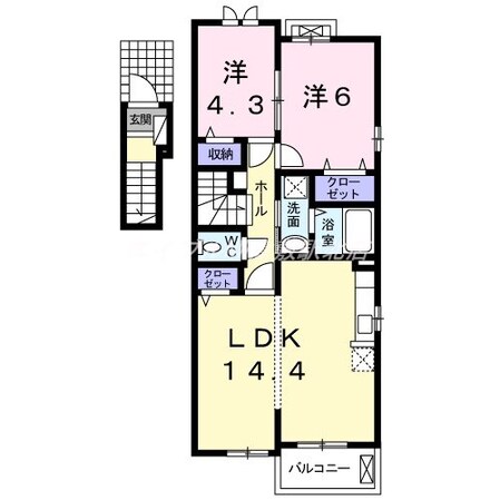 シアフルⅠの物件間取画像